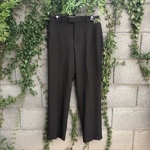 Brown Creased Trouser